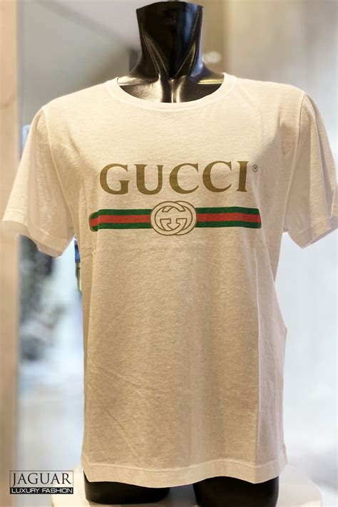 gucci vintage jaguar t shirt|genuine Gucci t shirts.